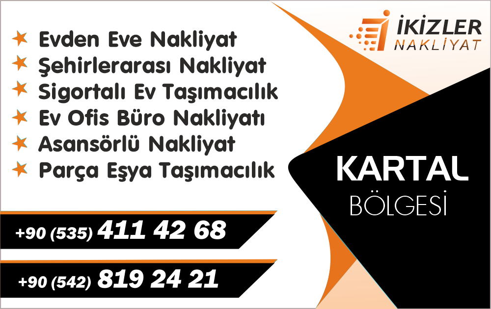 Kartal İlçesi Evden Eve Şehirlerarası Nakliyat Parça Taşımacılığı