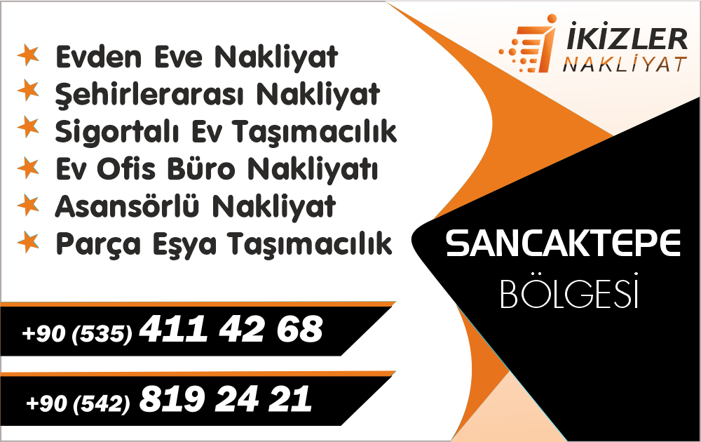Sancaktepe İlçesi Evden Eve Şehirlerarası Nakliyat Parça Taşımacılığı