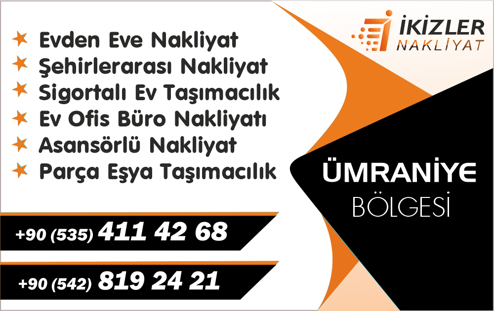 Ümraniye İlçesi Evden Eve Şehirlerarası Nakliyat Parça Taşımacılığı